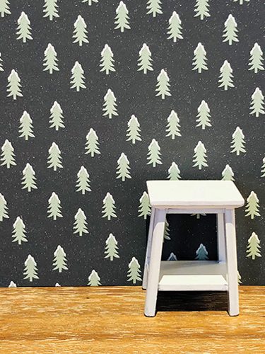 Wallpaper, 3pc: Snowy Pine Trees